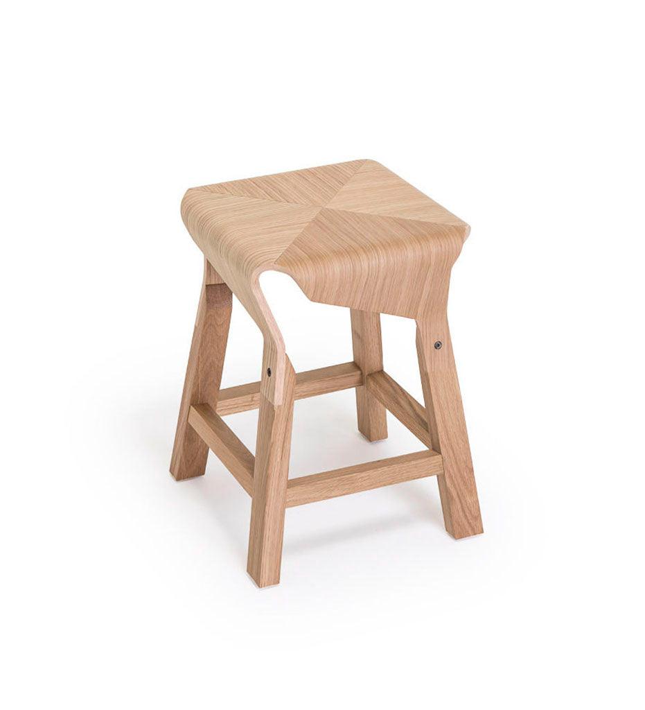 Allred Collaborative - Verges Design - Naoshima Dining Stool - - Naoshima Dining Stool - Naoshima Dining Stool - - Oak 703-OAK