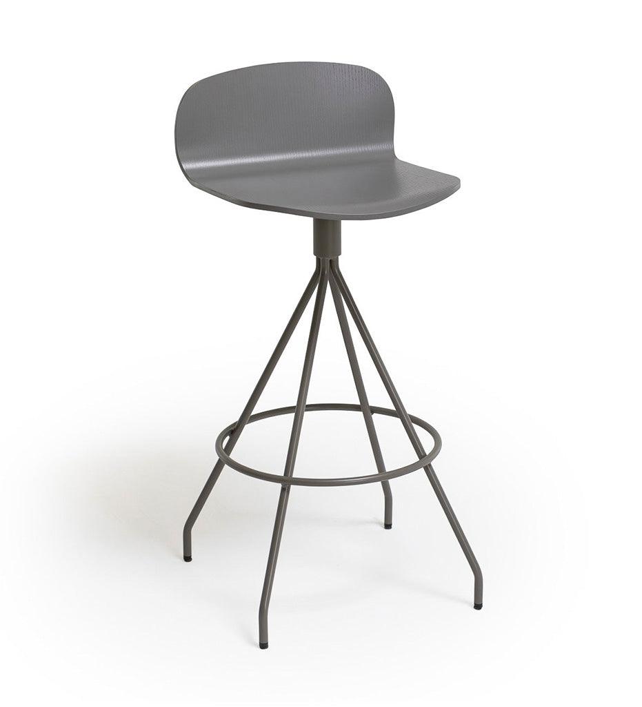 Allred Collaborative - Verges Design - Ona Bar Stool - Swivel Base - - Ona Bar Stool - Swivel Base - Ona Bar Stool - Swivel Base - - Ash 205-01-ASH