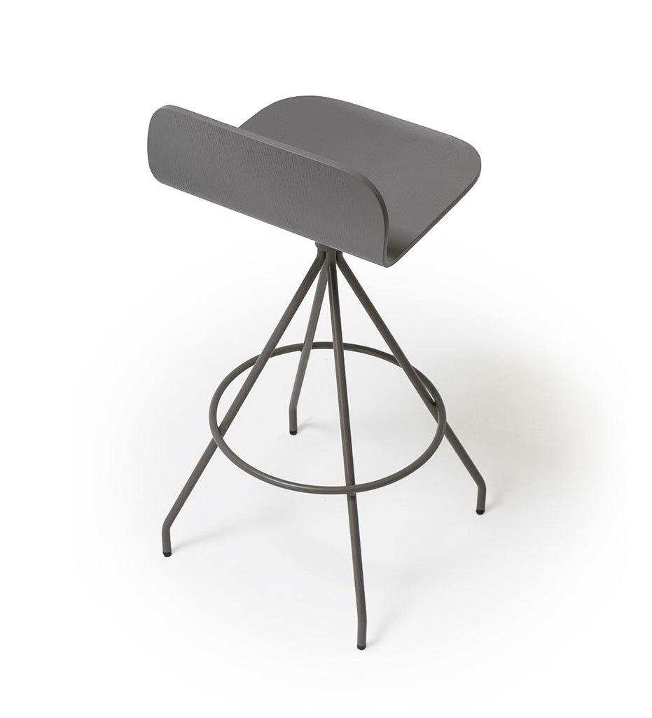 Allred Collaborative - Verges Design - Ona Bar Stool - Swivel Base - - Ona Bar Stool - Swivel Base - Ona Bar Stool - Swivel Base - - Ash 205-01-ASH