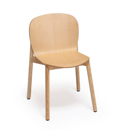 Allred Collaborative - Verges Design - Ona Chair - Wooden Legs - - Ona Chair - Wooden Legs - Ona Chair - Wooden Legs - - Ash 203-01-ASH