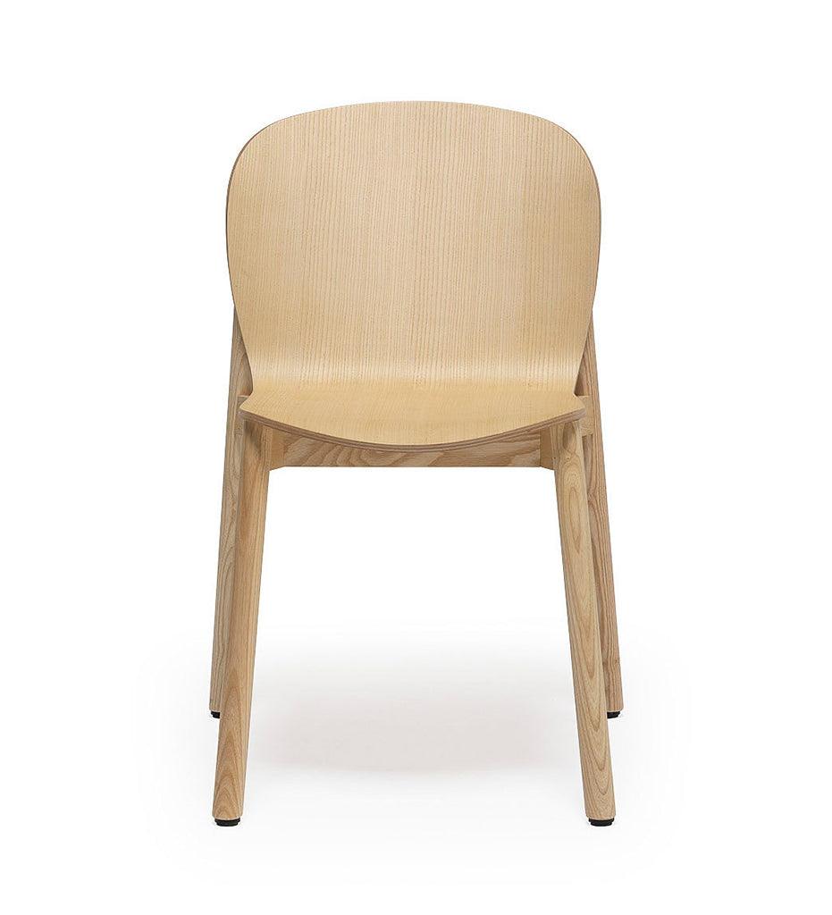 Allred Collaborative - Verges Design - Ona Chair - Wooden Legs - - Ona Chair - Wooden Legs - Ona Chair - Wooden Legs - - Ash 203-01-ASH