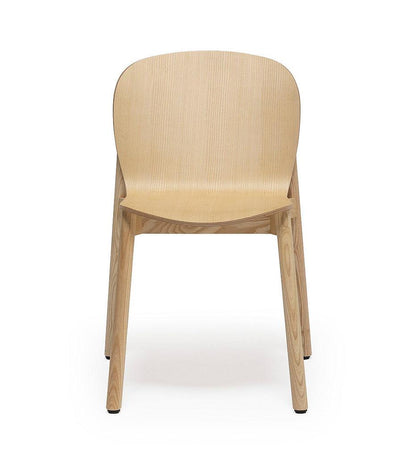 Allred Collaborative - Verges Design - Ona Chair - Wooden Legs - - Ona Chair - Wooden Legs - Ona Chair - Wooden Legs - - Ash 203-01-ASH