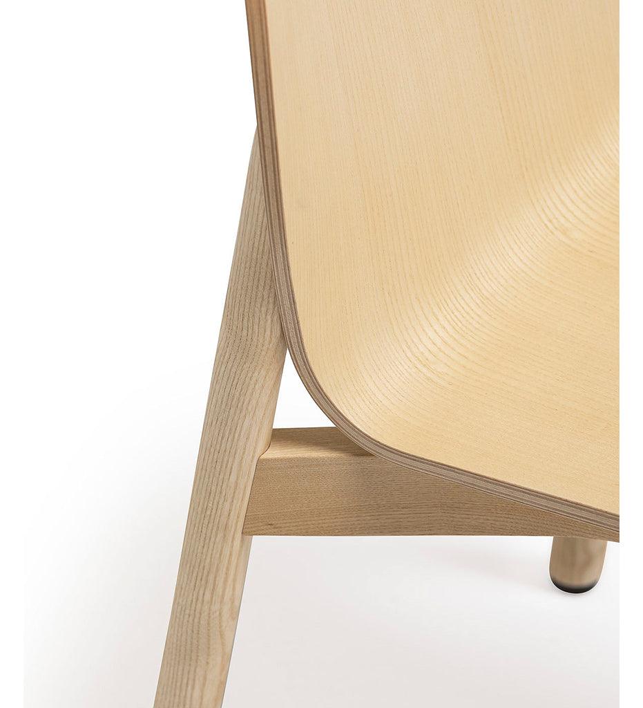 Allred Collaborative - Verges Design - Ona Chair - Wooden Legs - - Ona Chair - Wooden Legs - Ona Chair - Wooden Legs - - Ash 203-01-ASH