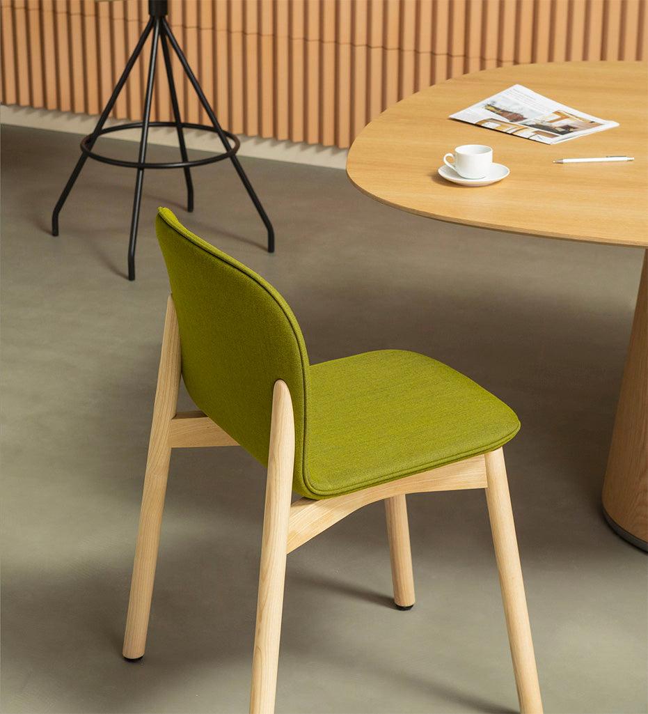 Allred Collaborative - Verges Design - Ona Chair - Wooden Legs - Fully Upholstered - - Ona Chair - Wooden Legs - Fully Upholstered - Ona Chair - Wooden Legs - Fully Upholstered - - Ash 203-03-ASH