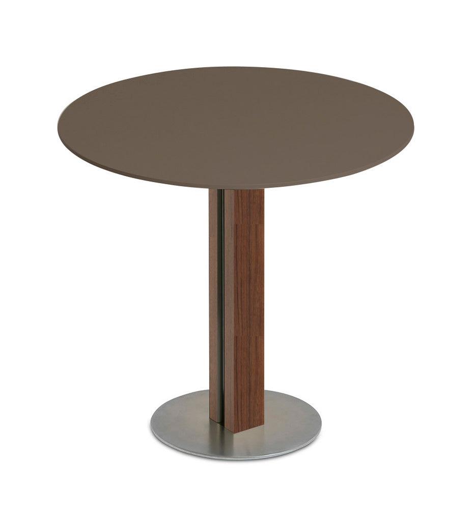 Allred Collaborative - Verges Design - Sandwich Round Dining Table Base - Medium - Veneered - - Sandwich Round Dining Table Base - Medium - Veneered - Sandwich Round Dining Table Base - Medium - Veneered - - Beech 352-02-BCH