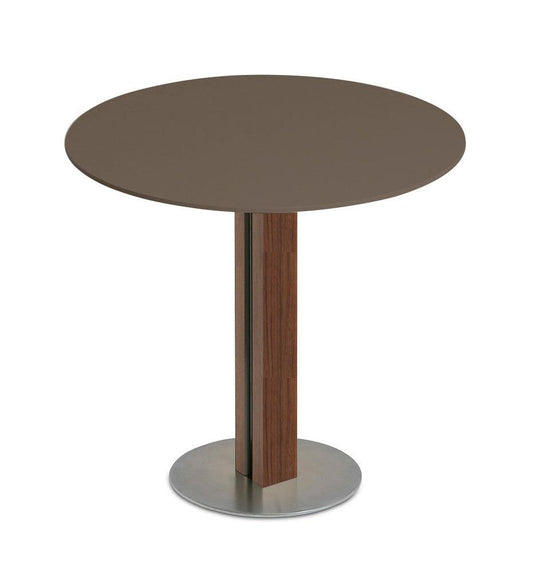 Allred Collaborative - Verges Design - Sandwich Round Dining Table Base - Medium - Veneered - - Sandwich Round Dining Table Base - Medium - Veneered - Sandwich Round Dining Table Base - Medium - Veneered - - Beech 352-02-BCH