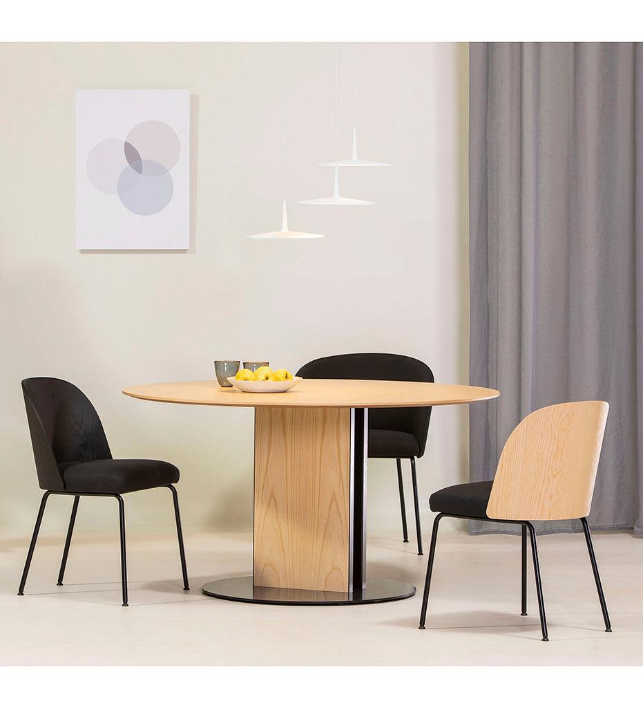 Allred Collaborative - Verges Design - Sandwich XL Round Dining Table Base - - Sandwich XL Round Dining Table Base - Sandwich XL Round Dining Table Base - - Beech 359-01-BCH