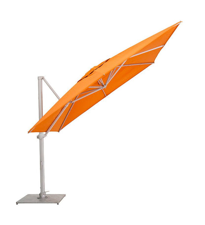 Allred Collaborative - Woodline Shade Solutions - 10' Pavone Square Cantilever Umbrella - Grip Handle - Grey Frame - - 10' Pavone Square Cantilever Umbrella - Grip Handle - Grey Frame - - PA30SAG(GH)-5404