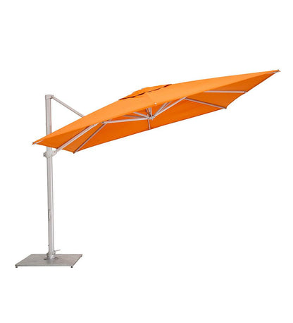 Allred Collaborative - Woodline Shade Solutions - 10' Pavone Square Cantilever Umbrella - Grip Handle - Grey Frame - - 10' Pavone Square Cantilever Umbrella - Grip Handle - Grey Frame - - PA30SAG(GH)-5404