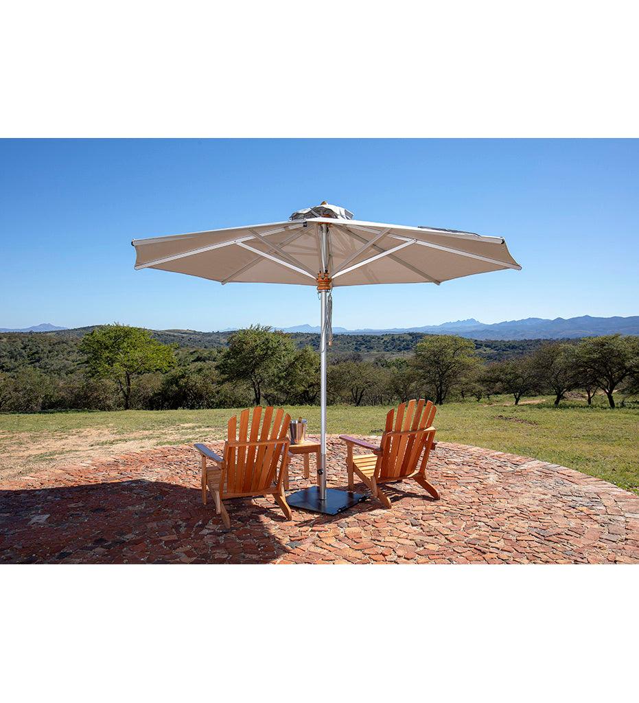 Allred Collaborative - Woodline Shade Solutions - 11' Bravura Round Center Post Umbrella - - 11' Bravura Round Center Post Umbrella - - BR35RAE/SD-5404