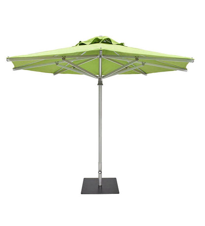 Allred Collaborative - Woodline Shade Solutions - 11' Easilift Round Center Post Umbrella - - 11' Easilift Round Center Post Umbrella - - EA35RAS/SD-5404