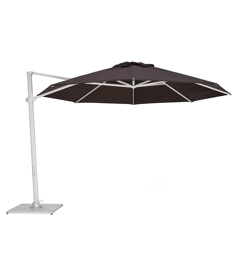 Allred Collaborative - Woodline Shade Solutions - 11' Pavone Round Cantilever Umbrella - Crank Handle - - 11' Pavone Round Cantilever Umbrella - Crank Handle - - PA35RA/SD-5404