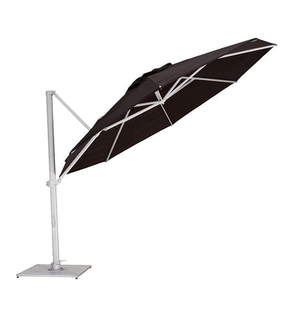 Allred Collaborative - Woodline Shade Solutions - 11' Pavone Round Cantilever Umbrella - Grip Handle / Black Frame - - 11' Pavone Round Cantilever Umbrella - Grip Handle / Black Frame - - PA35RAB(GH)/SD-5404