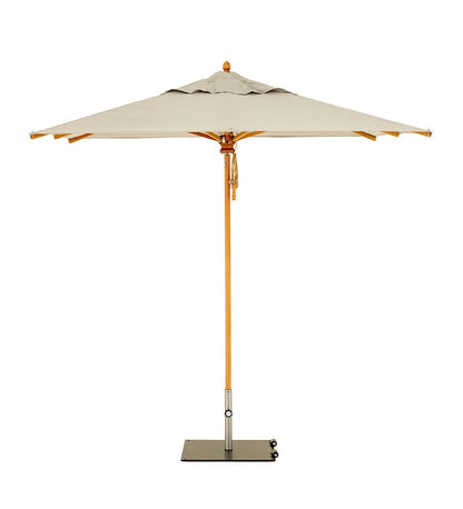 Allred Collaborative - Woodline Shade Solutions - 11' Safari Square Center Post Umbrella - - 11' Safari Square Center Post Umbrella - - SA35SE/SD-5404