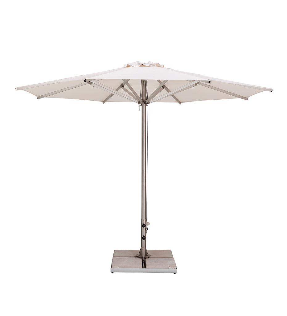 Allred Collaborative - Woodline Shade Solutions - 11' Storm Round Center Post Umbrella - - 11' Storm Round Center Post Umbrella - - ST35RSS/SD-5404