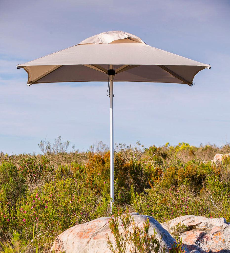 Allred Collaborative - Woodline Shade Solutions - 6' Mistral Square Center Post Umbrella - - 6' Mistral Square Center Post Umbrella - - MI20SA/SD-5404