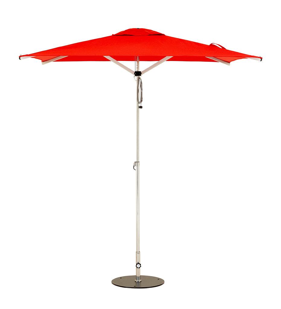 Allred Collaborative - Woodline Shade Solutions - 6' Swift Square Center Post Umbrella - Fixed Pole - - 6' Swift Square Center Post Umbrella - Fixed Pole - - SW20SSS/SD-5404