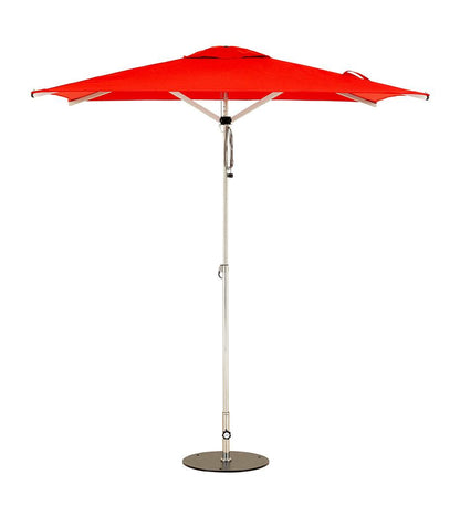 Allred Collaborative - Woodline Shade Solutions - 6' Swift Square Center Post Umbrella - Fixed Pole - - 6' Swift Square Center Post Umbrella - Fixed Pole - - SW20SSS/SD-5404