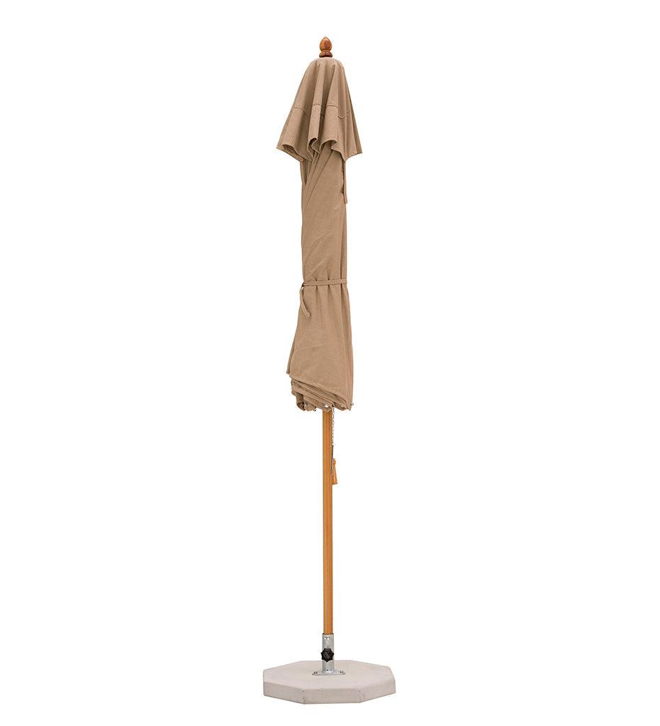 Allred Collaborative - Woodline Shade Solutions - 7' Safari Square Center Post Umbrella - - 7' Safari Square Center Post Umbrella - - SA23SE/SD-5404