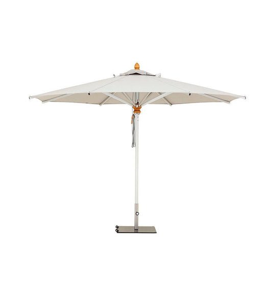 Allred Collaborative - Woodline Shade Solutions - 8' Bravura Round Center Post Umbrella - - 8' Bravura Round Center Post Umbrella - - BR27RAE/SD-5404