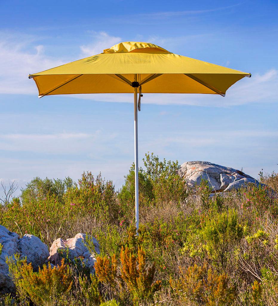 Allred Collaborative - Woodline Shade Solutions - 8' Mistral Square Center Post Umbrella - - 8' Mistral Square Center Post Umbrella - - MI25SA/SD-5404