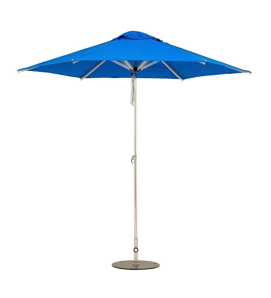 Allred Collaborative - Woodline Shade Solutions - 8' Swift Round Center Post Umbrella - Fixed Pole - - 8' Swift Round Center Post Umbrella - Fixed Pole - - SW25RSS/SD-5404