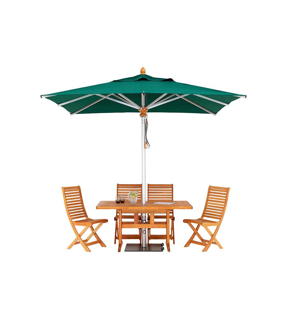 Allred Collaborative - Woodline Shade Solutions - 9' Bravura Square Center Post Umbrella - - 9' Bravura Square Center Post Umbrella - - BR285SAE/SD-5404