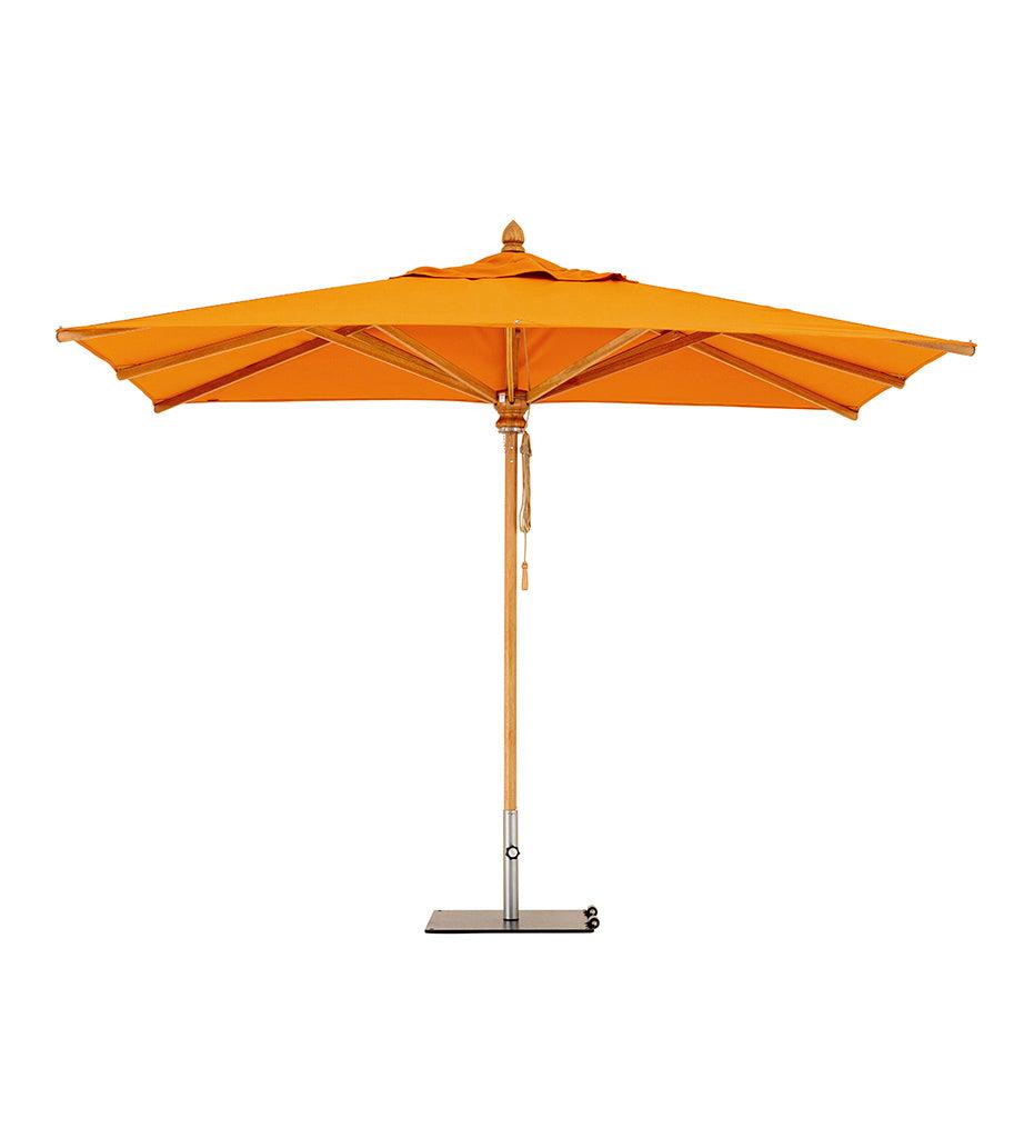 Allred Collaborative - Woodline Shade Solutions - 9' Safari Square Center Post Umbrella - - 9' Safari Square Center Post Umbrella - - SA29SE/SD-5404