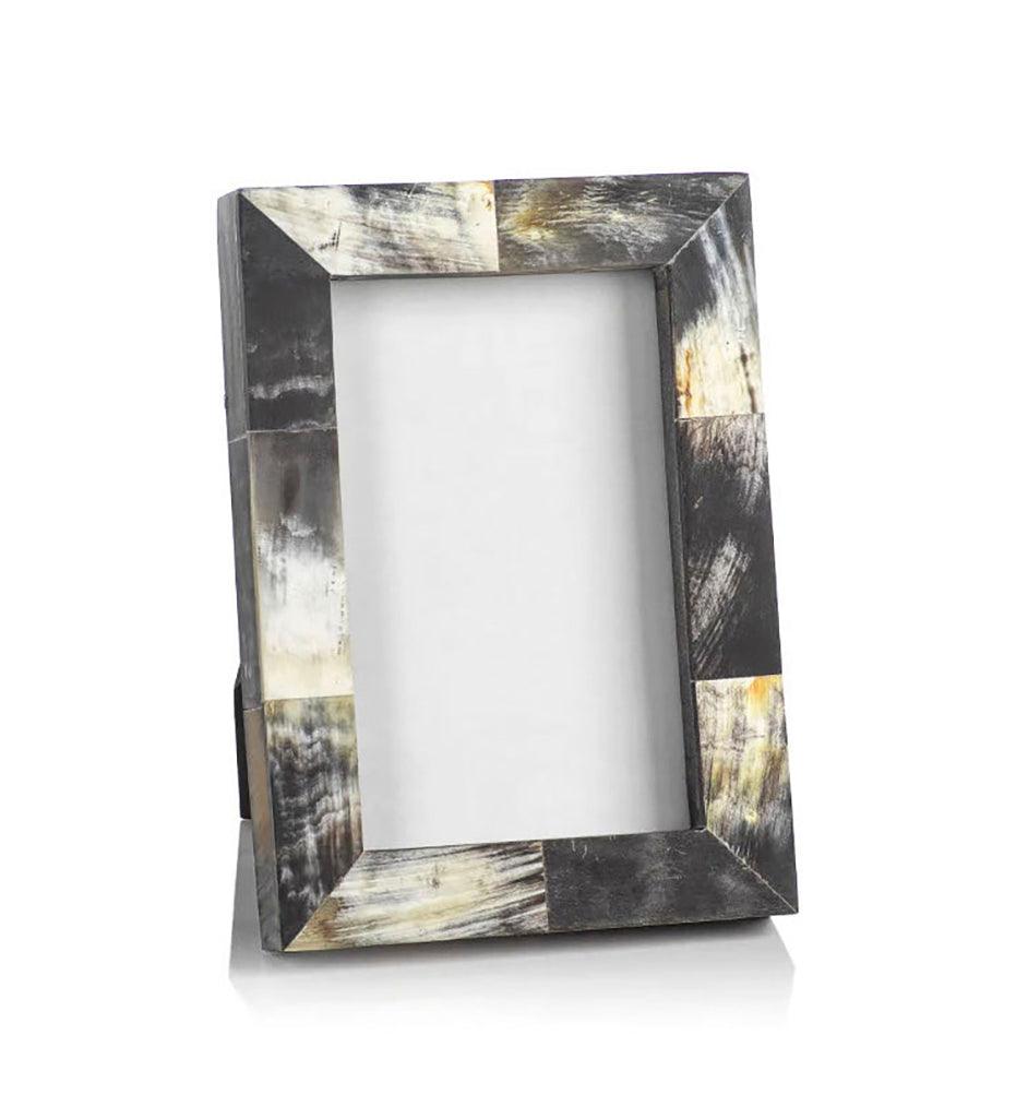 Allred Collaborative - Zodax - African Black Horn Inlaid Photo Frame - African Black Horn Inlaid Photo Frame - IN-6707