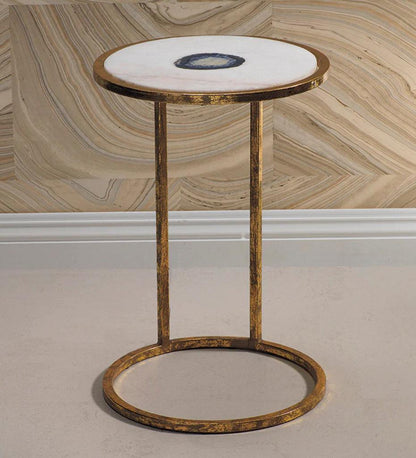 Allred Collaborative - Zodax - Aquarius Agate and Marble Inlay Table - Aquarius Agate and Marble Inlay Table - IN-5795