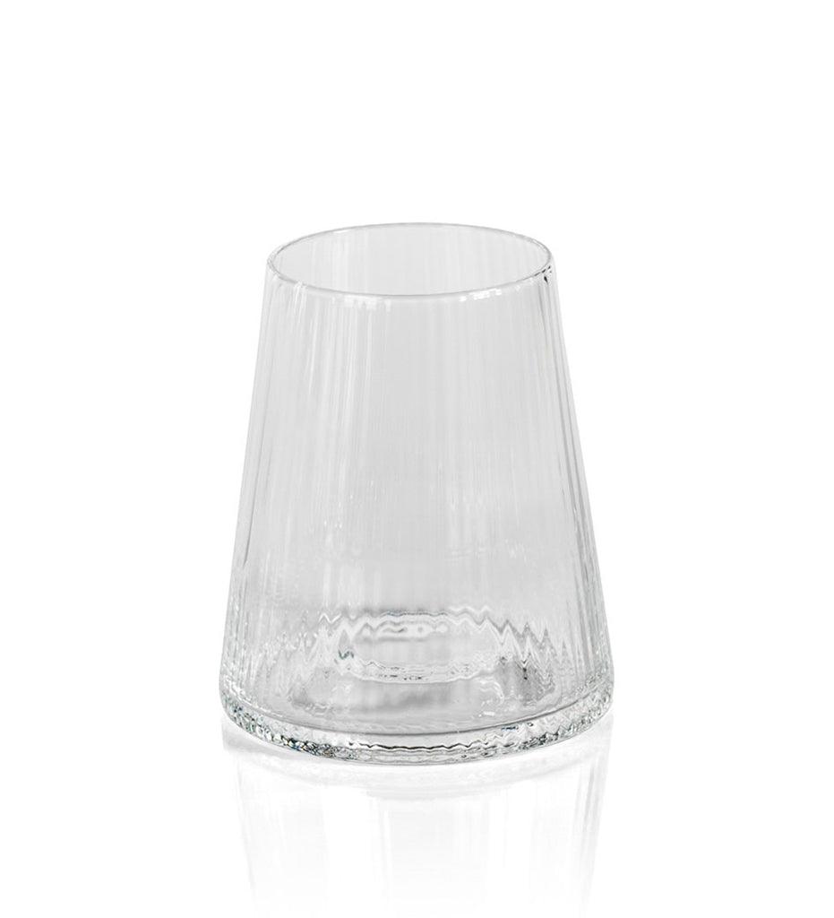 Allred Collaborative - Zodax - Bandol Fluted Textured All Purpose Glass - Bandol Fluted Textured All Purpose Glass - CH-6019