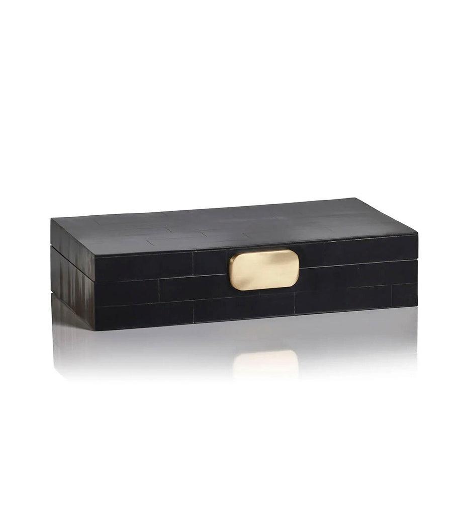 Allred Collaborative - Zodax - Bone Design Box with Brass Knob - Bone Design Box with Brass Knob - IN-7289