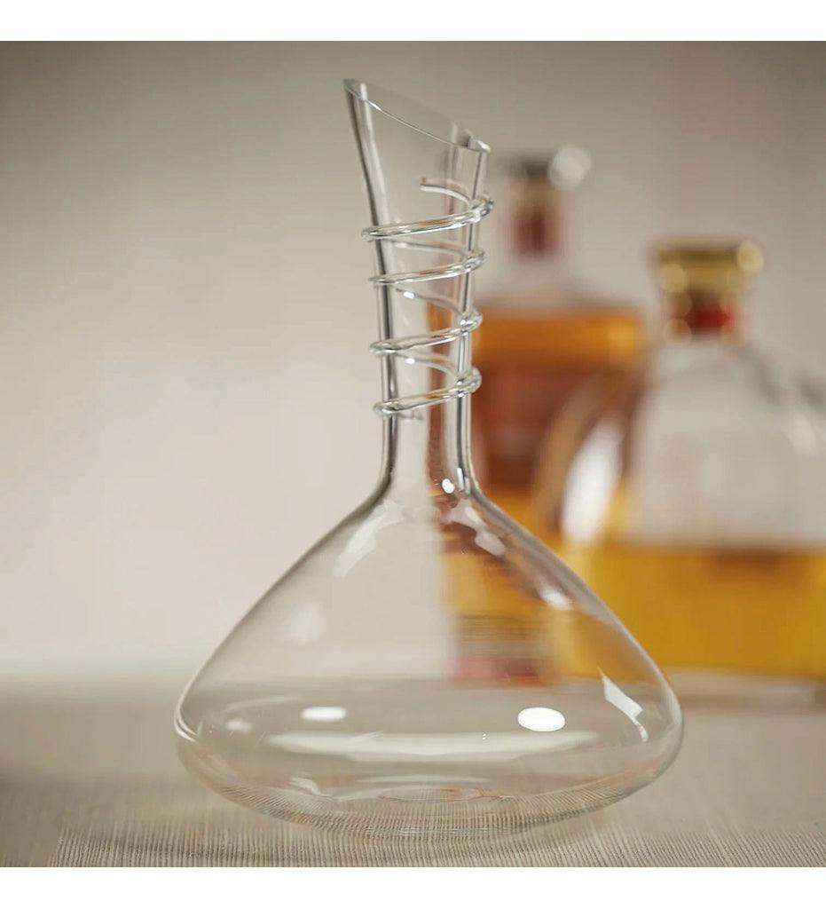 Allred Collaborative - Zodax - Bordeaux Handmade Glass Wine Decanter - Bordeaux Handmade Glass Wine Decanter - CH-6618