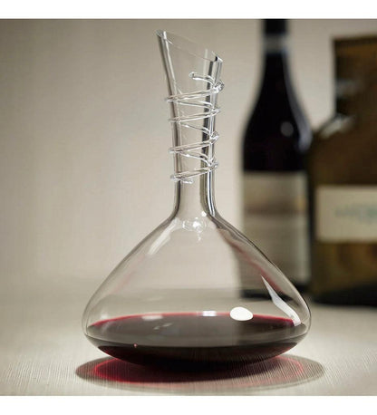 Allred Collaborative - Zodax - Bordeaux Handmade Glass Wine Decanter - Bordeaux Handmade Glass Wine Decanter - CH-6618