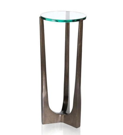 Allred Collaborative - Zodax - Cortina Drink Table with Glass Top - Cortina Drink Table with Glass Top - IN-6211