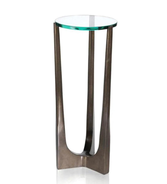 Allred Collaborative - Zodax - Cortina Drink Table with Glass Top - Cortina Drink Table with Glass Top - IN-6211