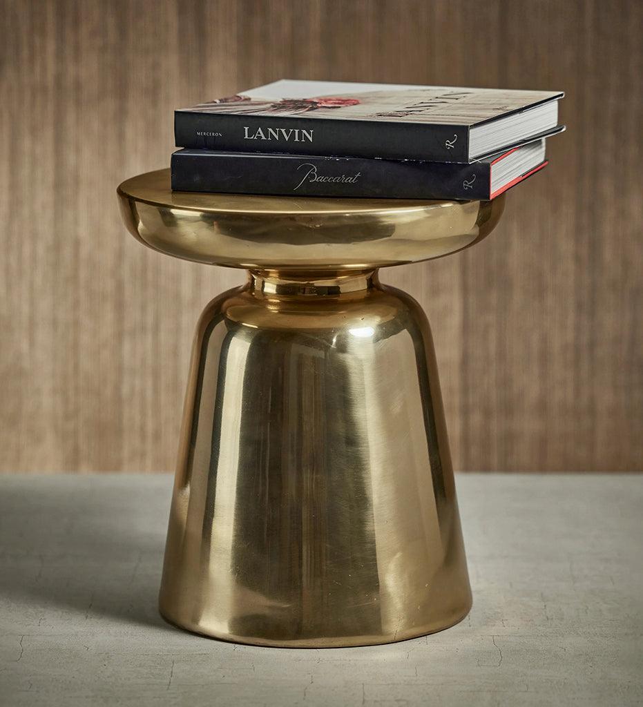 Allred Collaborative - Zodax - Glam Gold Metal Side Table - Glam Gold Metal Side Table - IN-7359