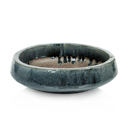 Allred Collaborative - Zodax - Glazed Stoneware Planter Bowl - Glazed Stoneware Planter Bowl - VT-1395