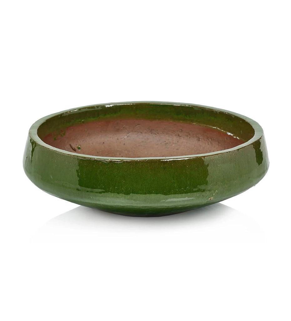 Allred Collaborative - Zodax - Glazed Stoneware Planter Bowl - Glazed Stoneware Planter Bowl - VT-1397