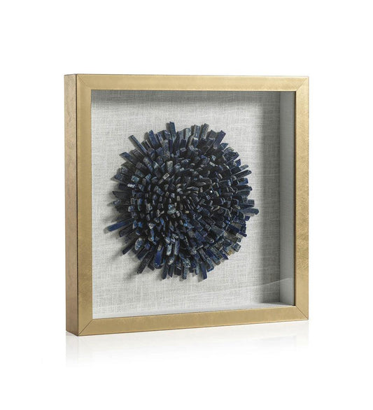 Allred Collaborative - Zodax - Gold Framed Crystal Flower Frame - Gold Framed Crystal Flower Frame - CH-6718