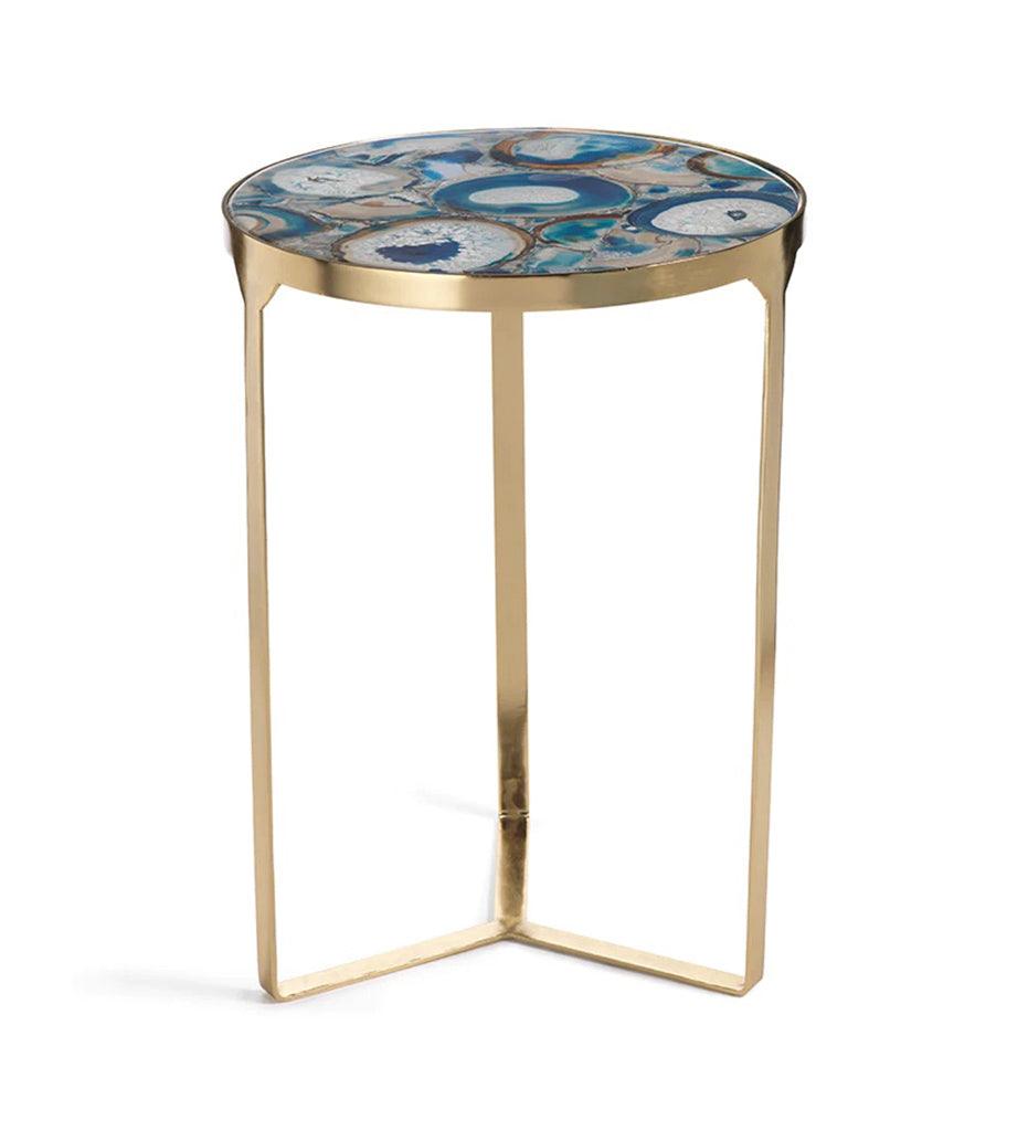 Allred Collaborative - Zodax - La Sardaigne Blue Agate End Table - La Sardaigne Blue Agate End Table - IN-5827