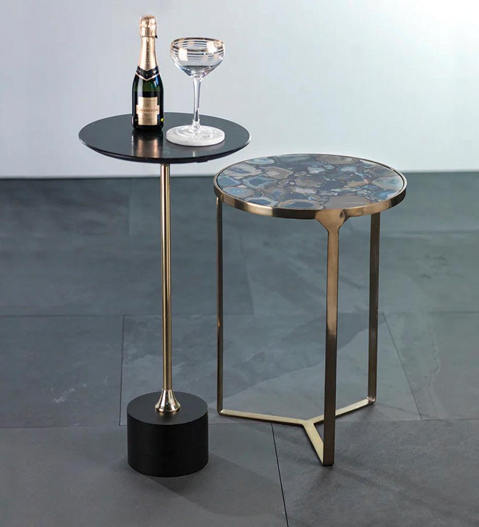 Allred Collaborative - Zodax - La Sardaigne Blue Agate End Table - La Sardaigne Blue Agate End Table - IN-5827