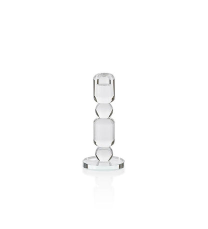 Allred Collaborative - Zodax - Louisa Crystal Glass Taper Holder - Louisa Crystal Glass Taper Holder - CH-6778