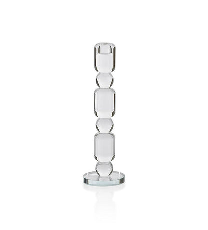 Allred Collaborative - Zodax - Louisa Crystal Glass Taper Holder - Louisa Crystal Glass Taper Holder - CH-6779