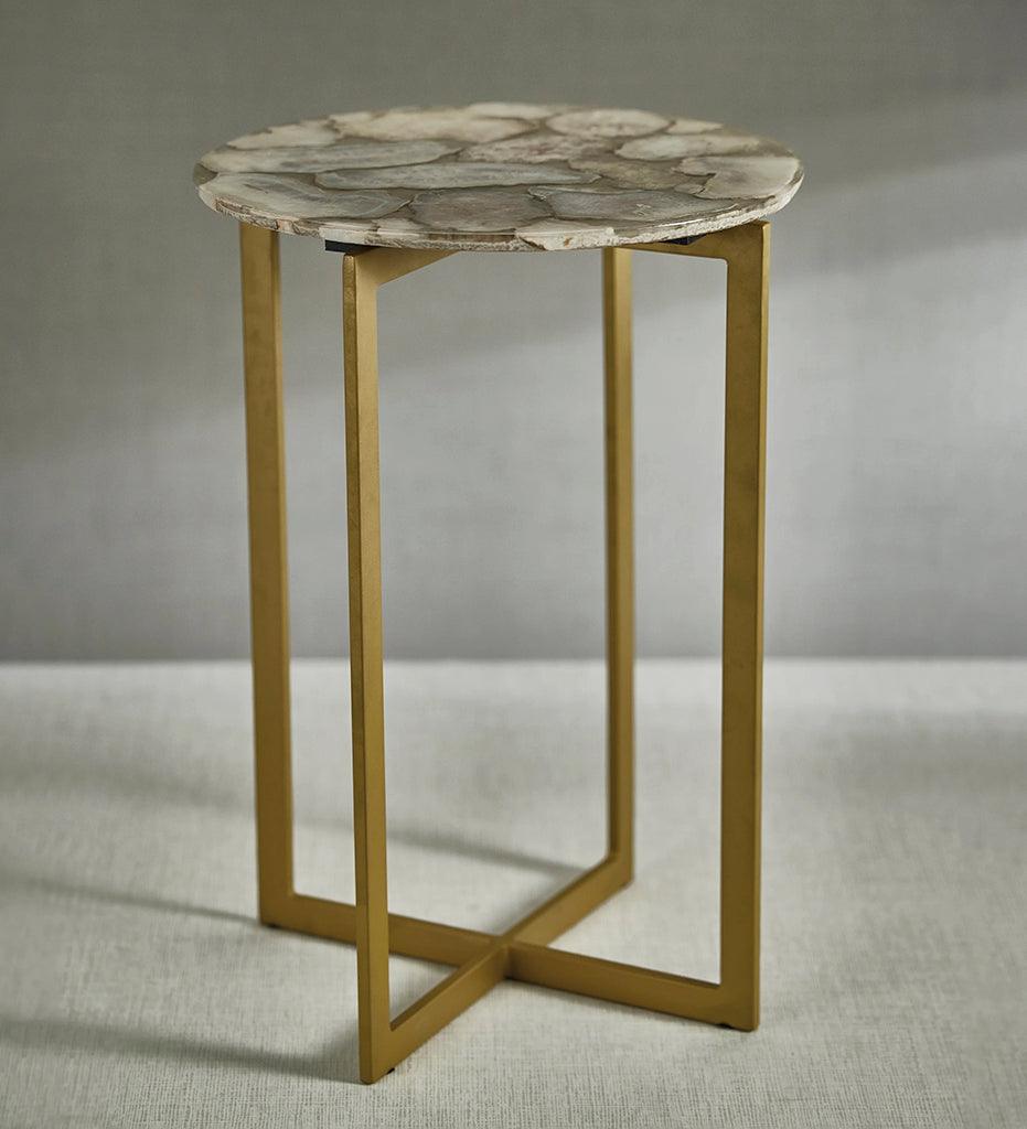 Allred Collaborative - Zodax - Lucas Agate Accent Table - Lucas Agate Accent Table - IN-7573