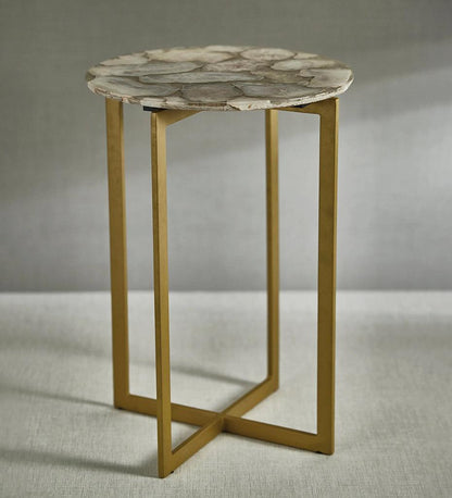 Allred Collaborative - Zodax - Lucas Agate Accent Table - Lucas Agate Accent Table - IN-7573