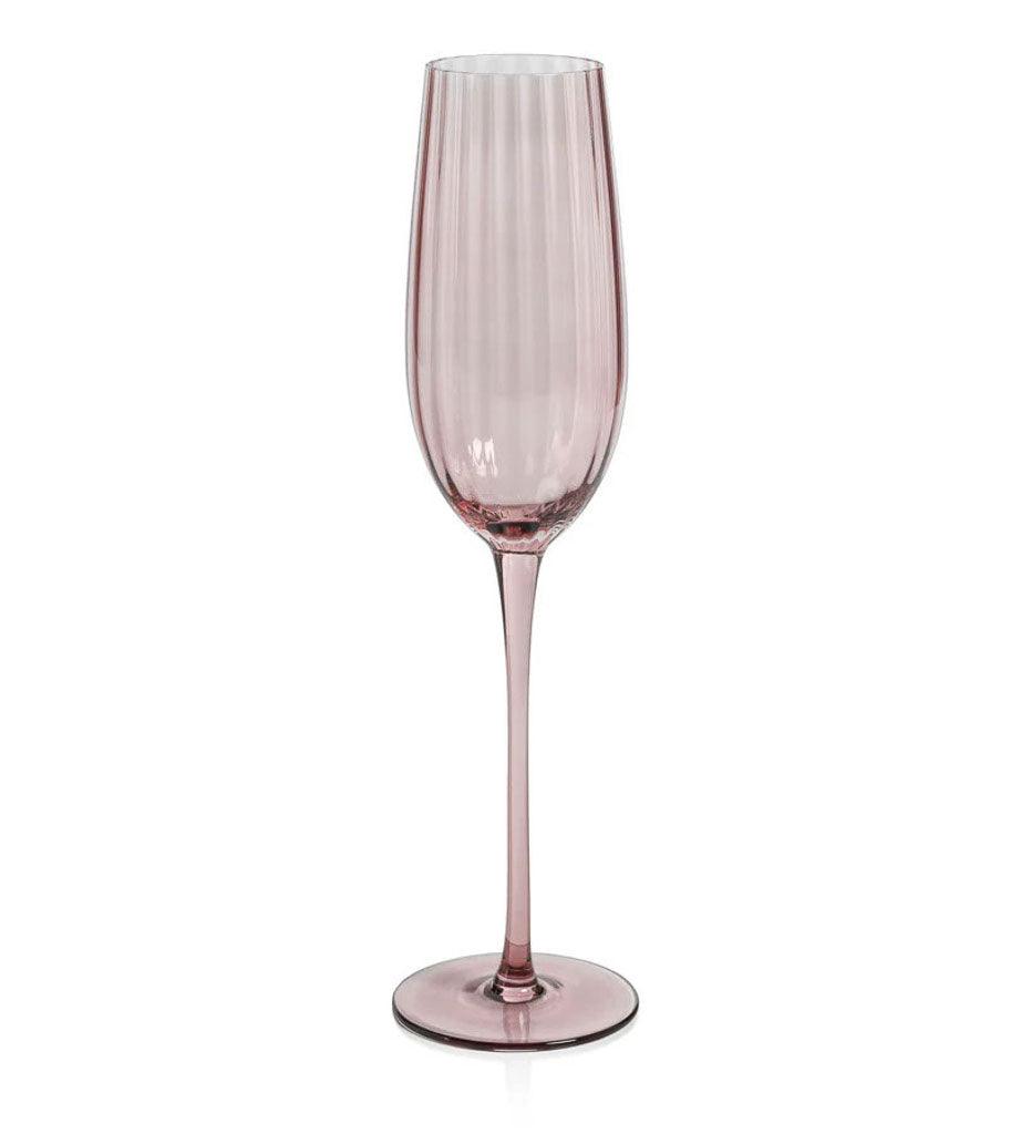 Allred Collaborative - Zodax - Madeleine Optic Champagne Flute - Madeleine Optic Champagne Flute - CH-6679