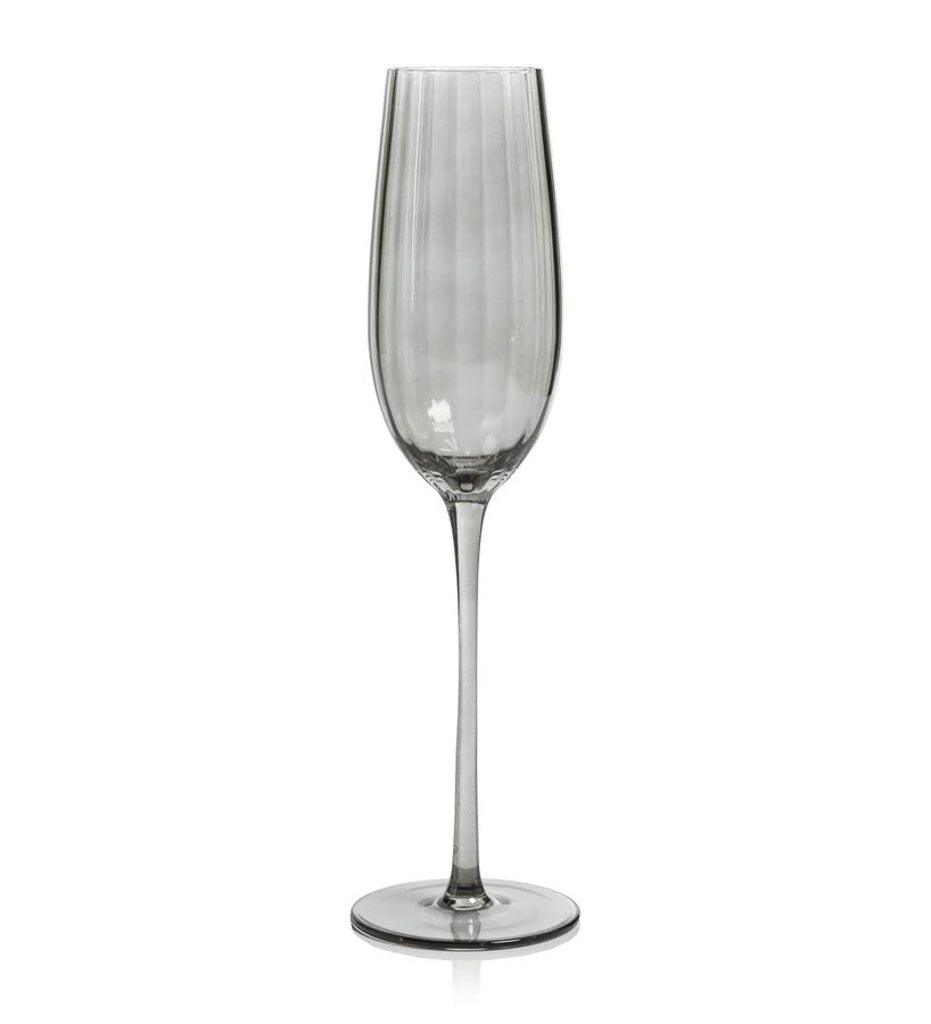 Allred Collaborative - Zodax - Madeleine Optic Champagne Flute - Madeleine Optic Champagne Flute - CH-6685