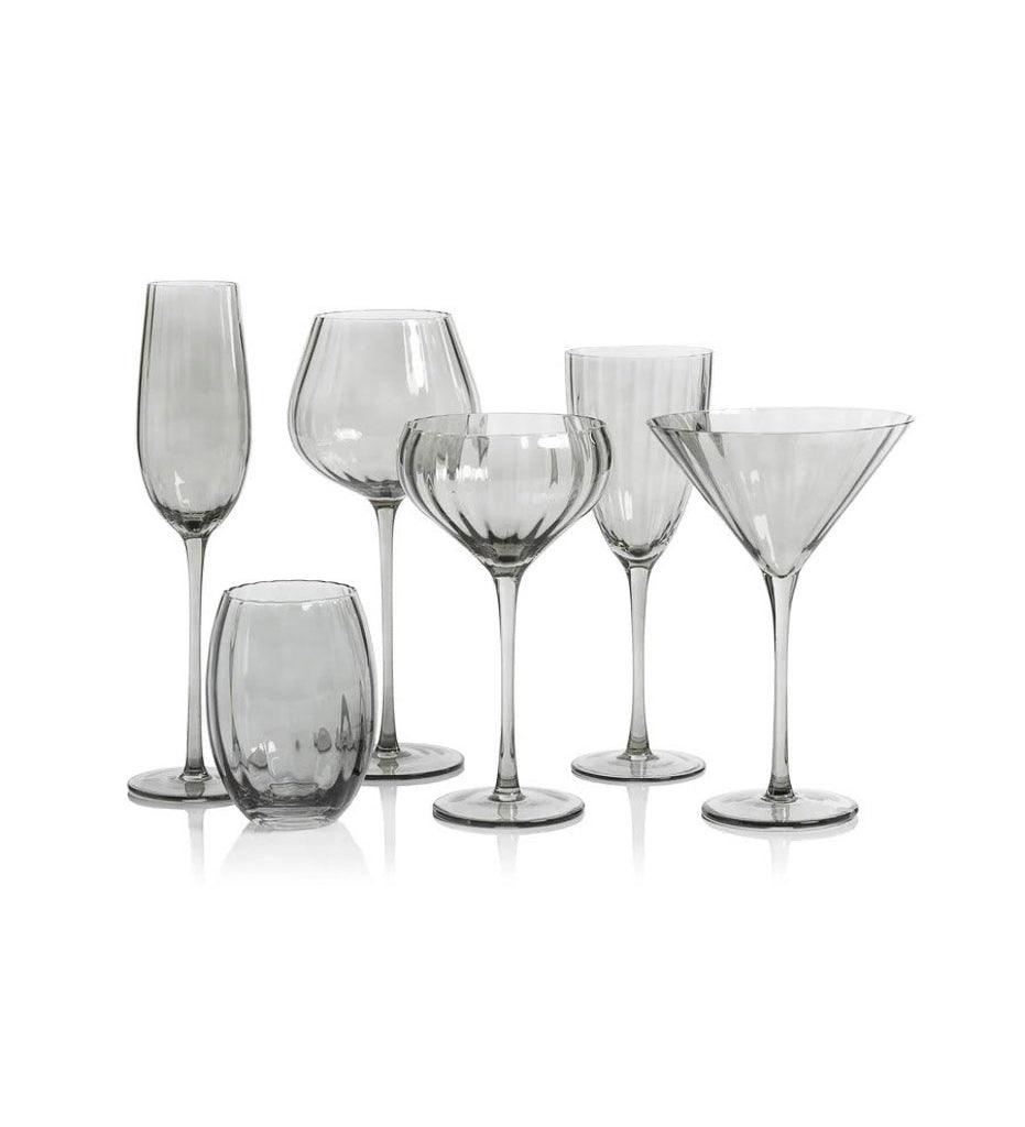 Allred Collaborative - Zodax - Madeleine Optic Cocktail Glass - Madeleine Optic Cocktail Glass - CH-6672