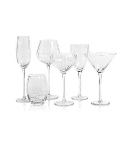 Allred Collaborative - Zodax - Madeleine Optic Cocktail Glass - Madeleine Optic Cocktail Glass - CH-6672